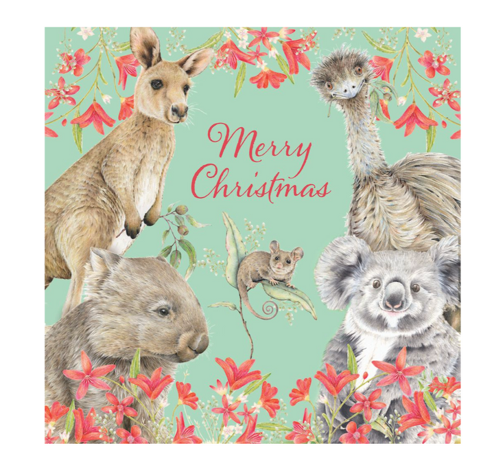 BCNA Christmas Card Pack - Animal Greetings 9
