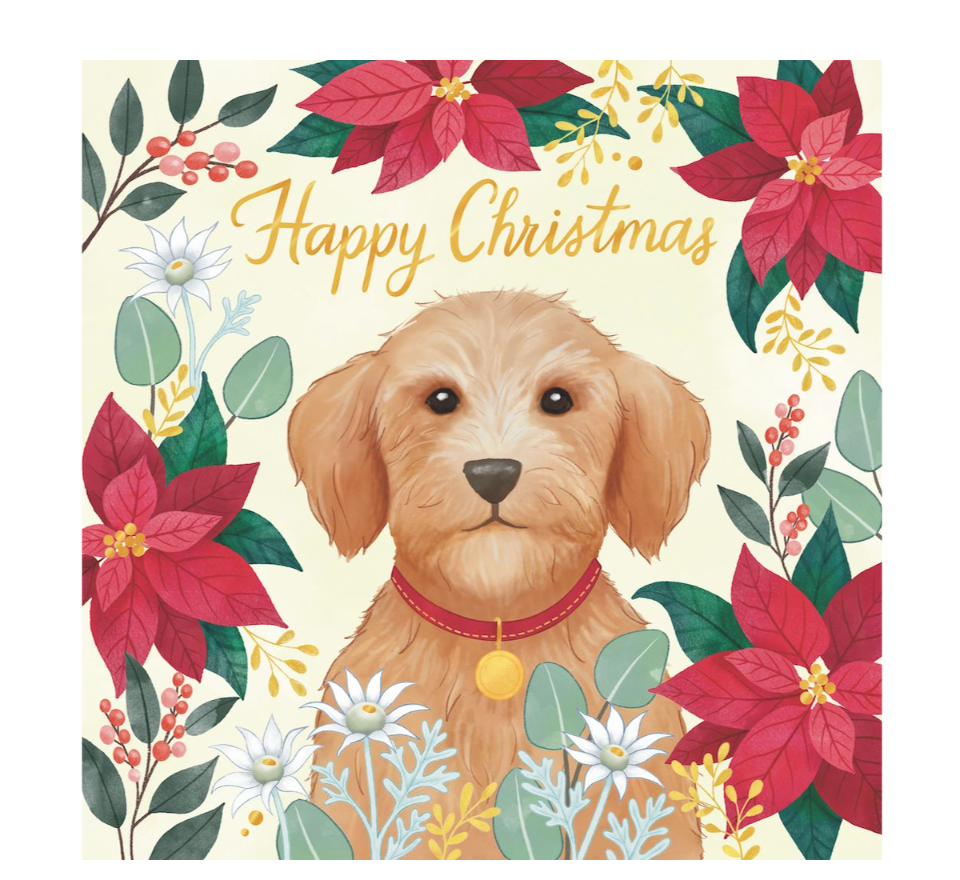 RSPCA Christmas Card Pack - Christmas Dog 5