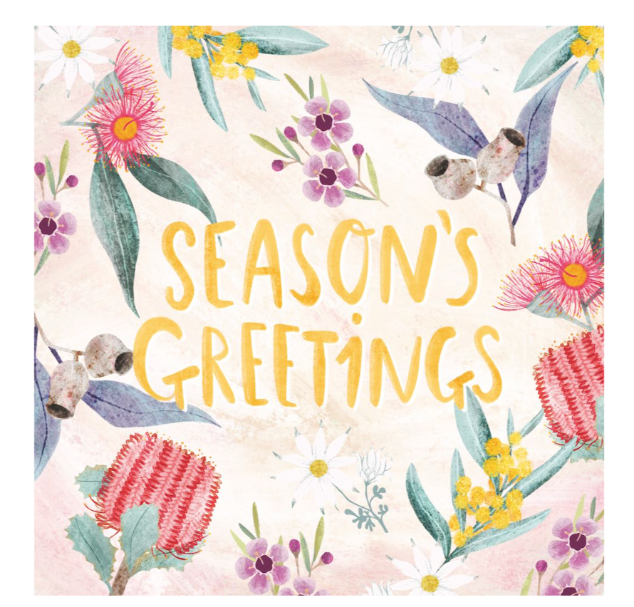 BCNA Christmas Card Pack - Festive Flora 14