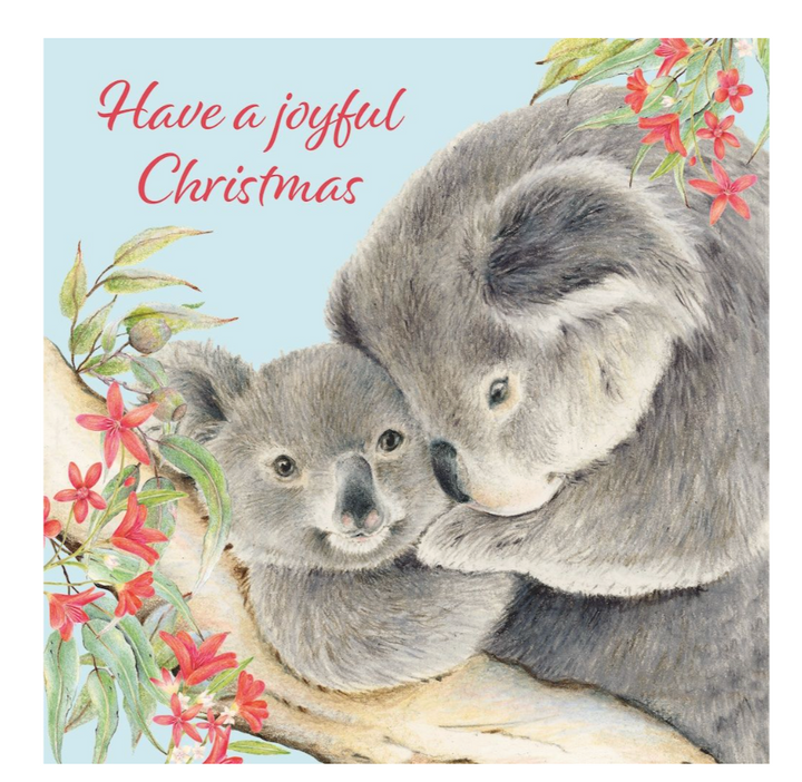RSPCA Christmas Card Pack - Joyful Koala 1