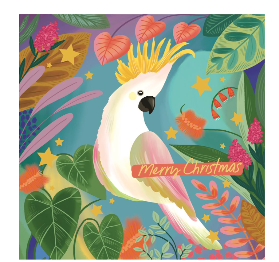RSPCA Christmas Card Pack - Cockatoo 4