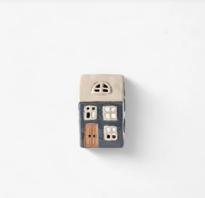 Alsace Tea Light House Navy