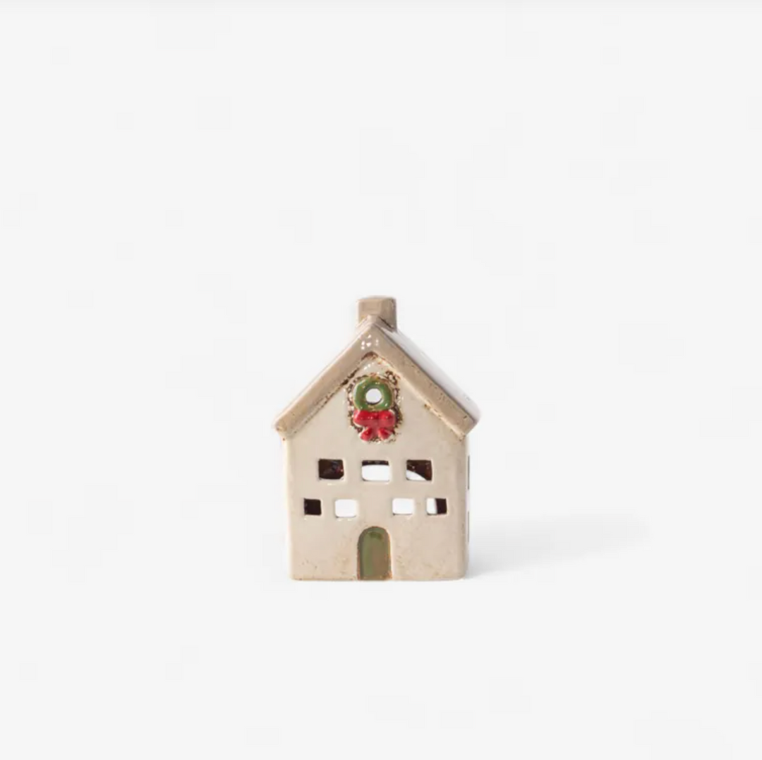 Alsace Tea Light Villa Christmas Stone