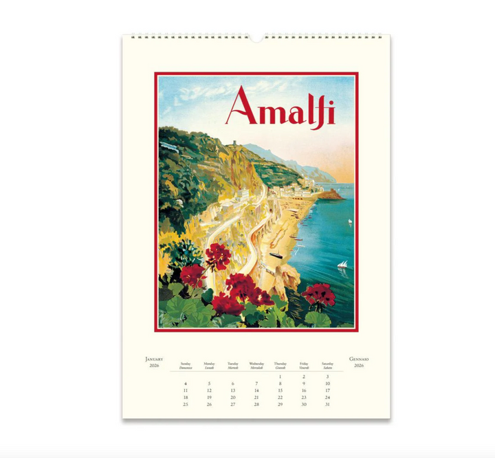 Cavallini 2026 Wall Calendar - Italia