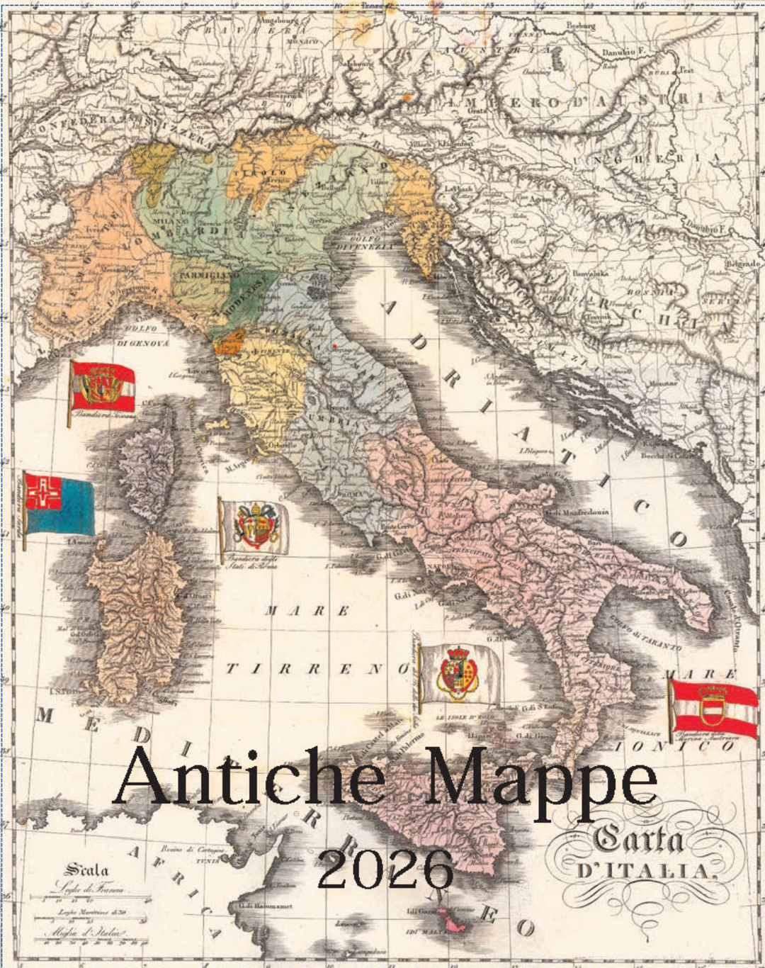 IFI 2026 Desk Calendar - Antiche Mappe