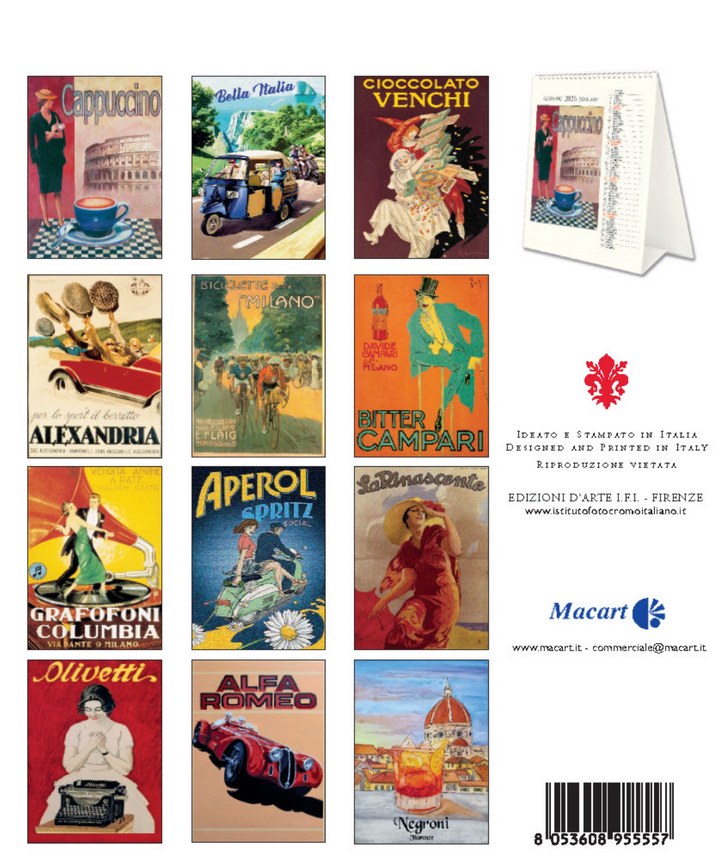IFI 2026 Desk Calendar - Vintage Posters