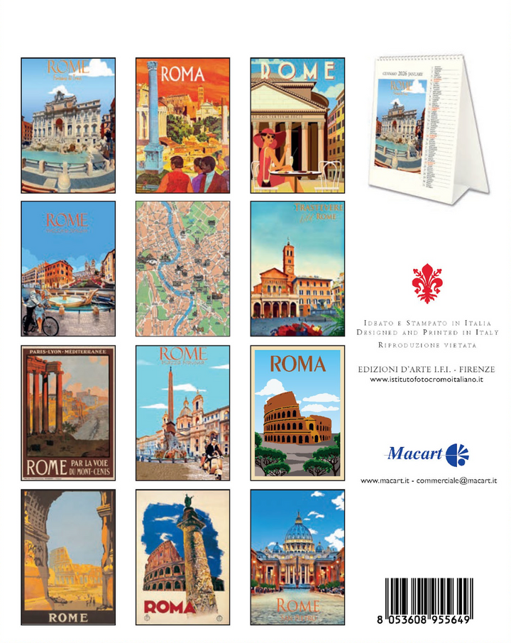 IFI 2026 Desk Calendar - Roma