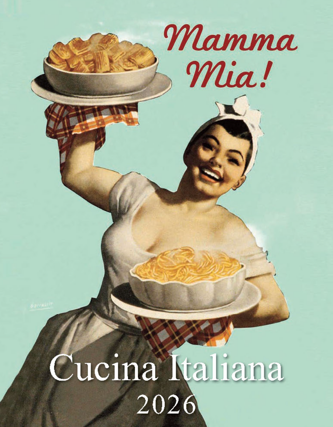 IFI 2026 Desk Calendar - Cucina Italiana