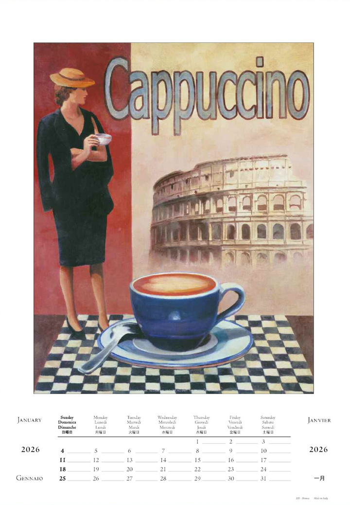 IFI 2026 Large Calendar - Vintage Posters