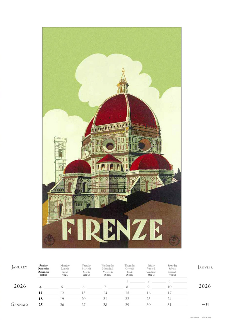 IFI 2026 Large Calendar - Italia