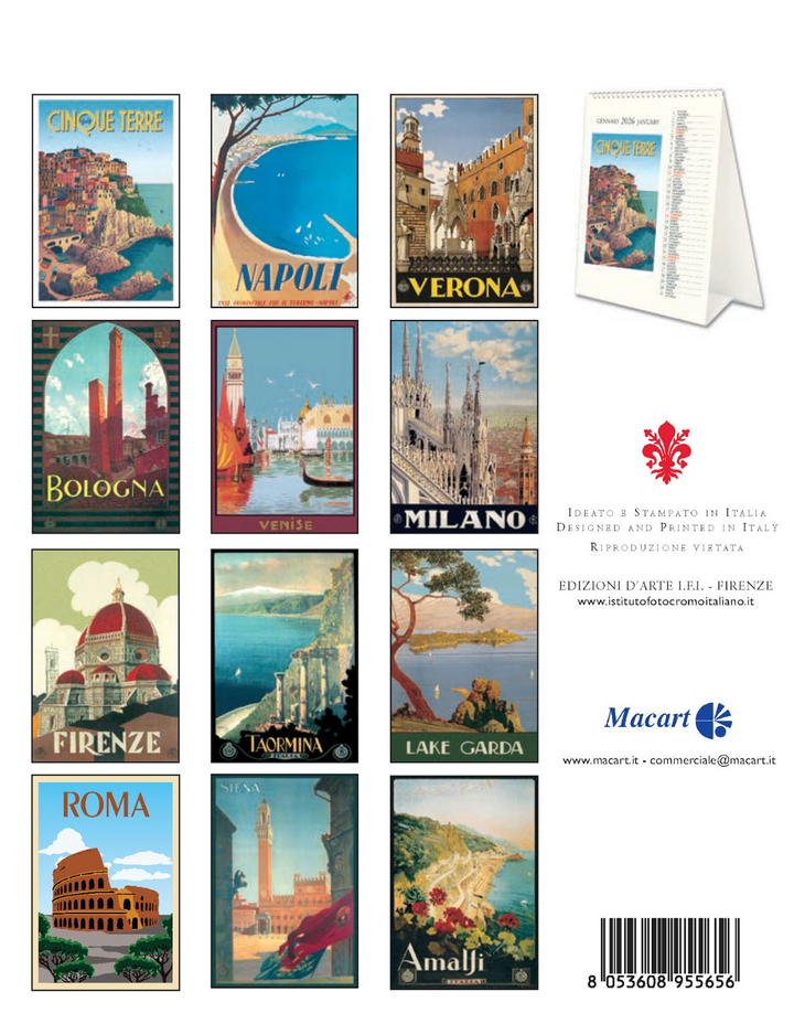 IFI 2026 Desk Calendar - Italia