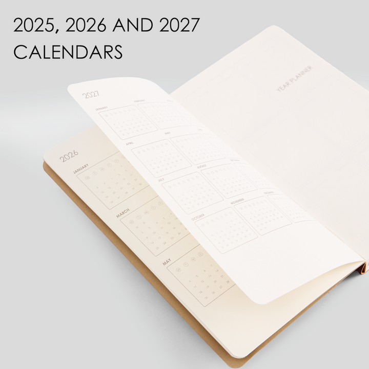 MyPaperclip 2026 Hard Cover Daily Planner - Green