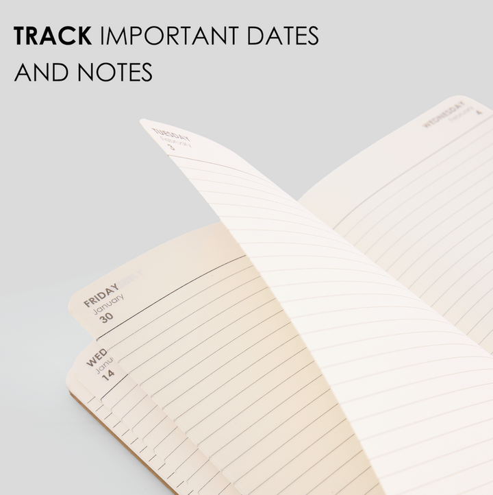 MyPaperclip 2026 Paper Cover A5  Daily Planner - Imperial Blue