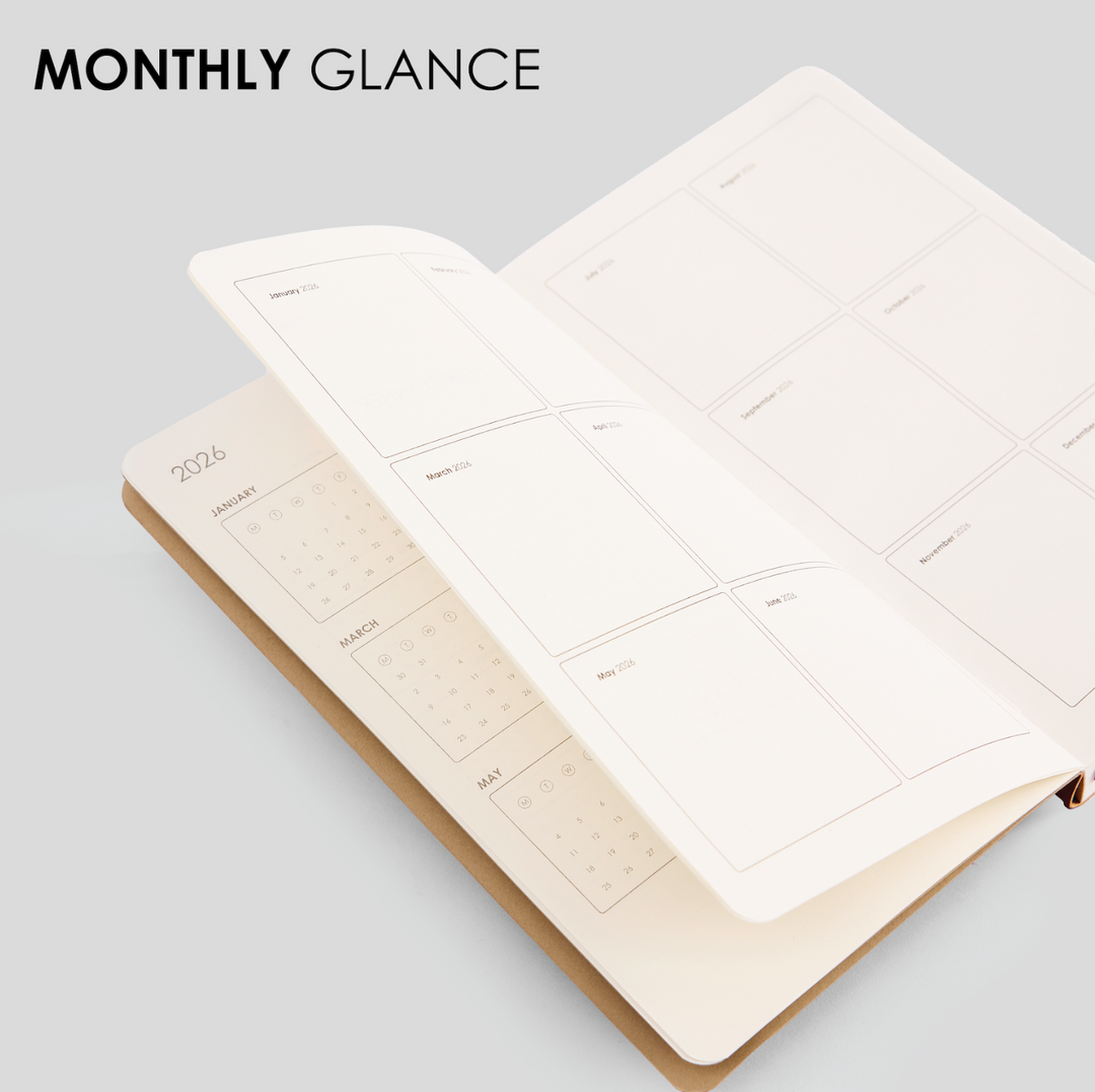 MyPaperclip 2026 Soft Cover A5 Daily Planner - Aubergine