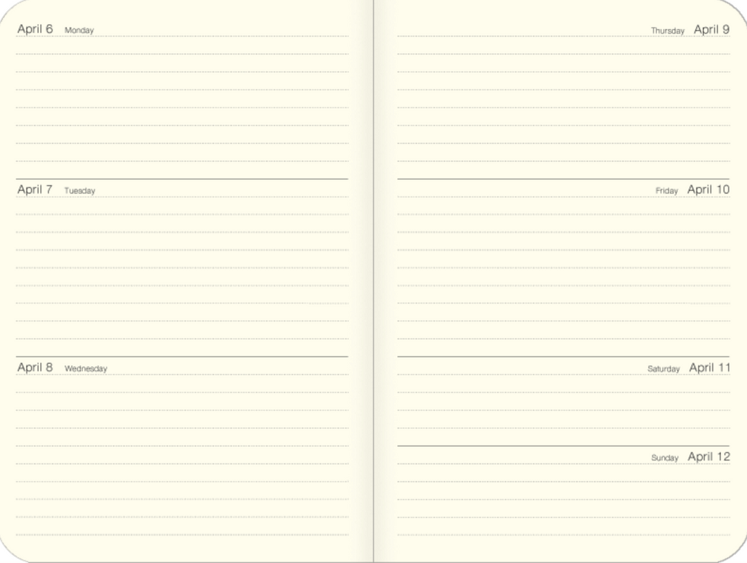2026 Cavallini Planner - Language of Flowers