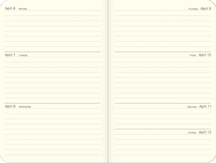 2026 Cavallini Planner - Language of Flowers