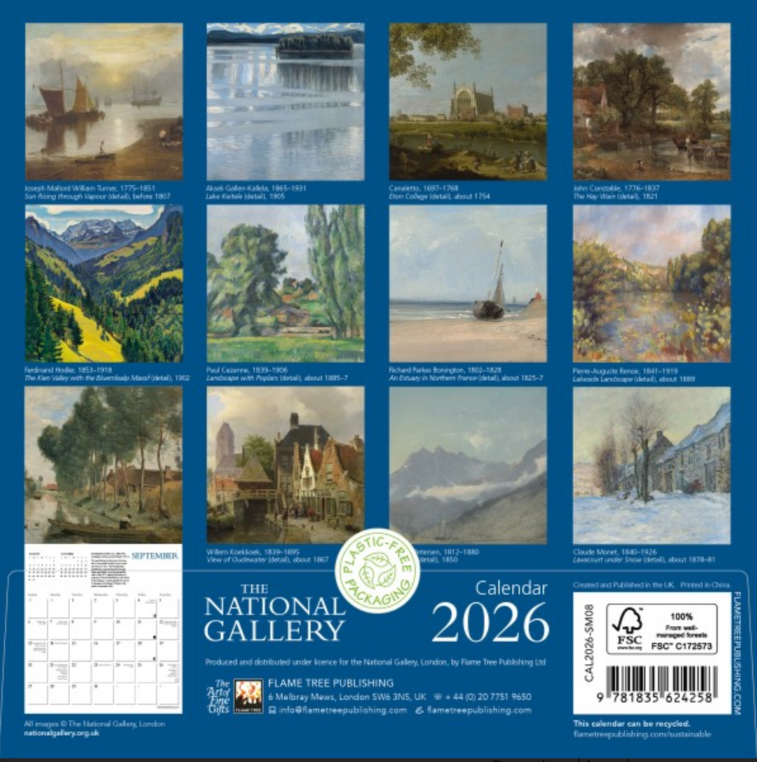 2026 Flame Tree Mini Calendar - The National Gallery