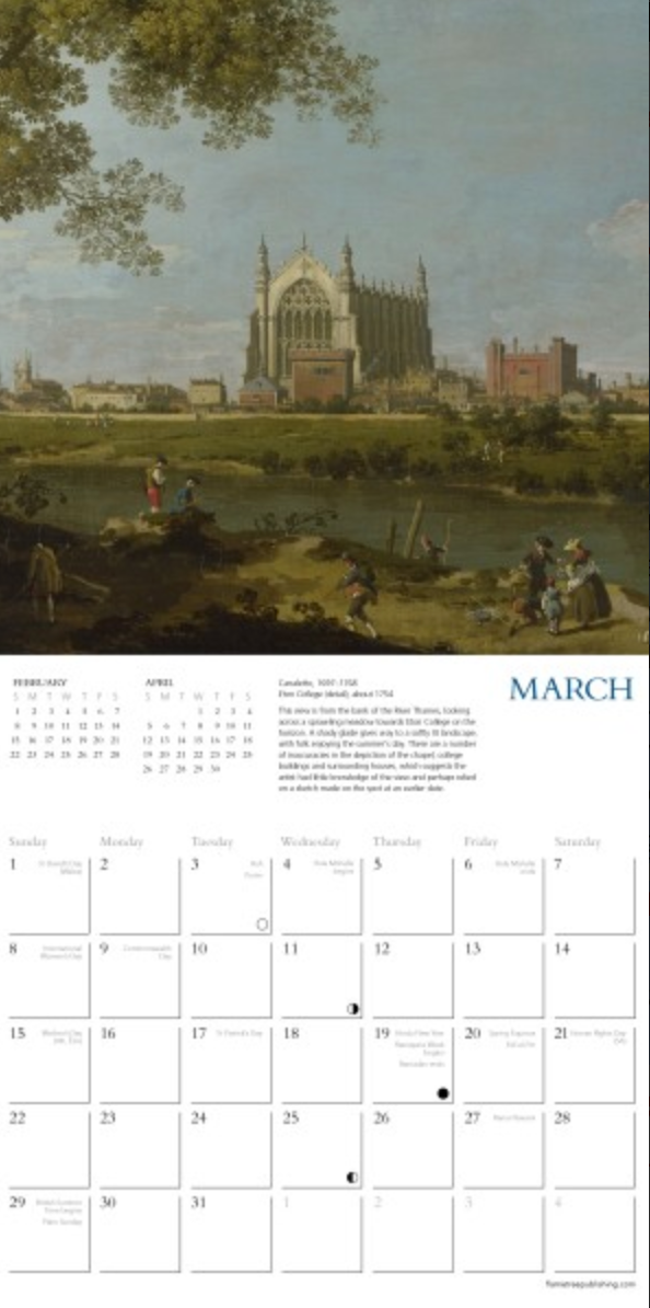 2026 Flame Tree Mini Calendar - The National Gallery