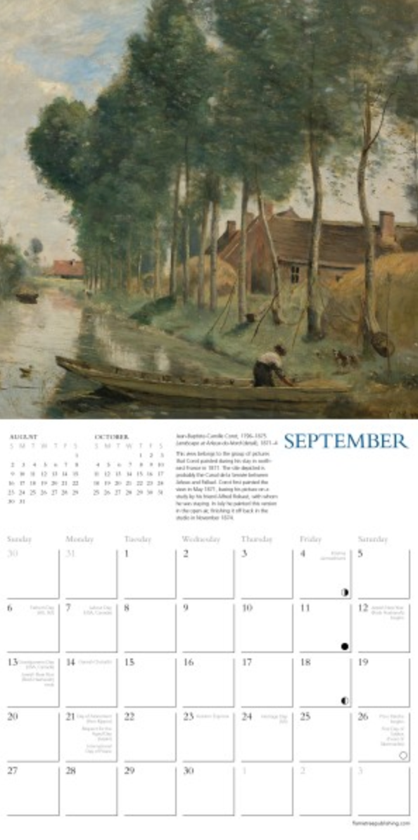 2026 Flame Tree Mini Calendar - The National Gallery