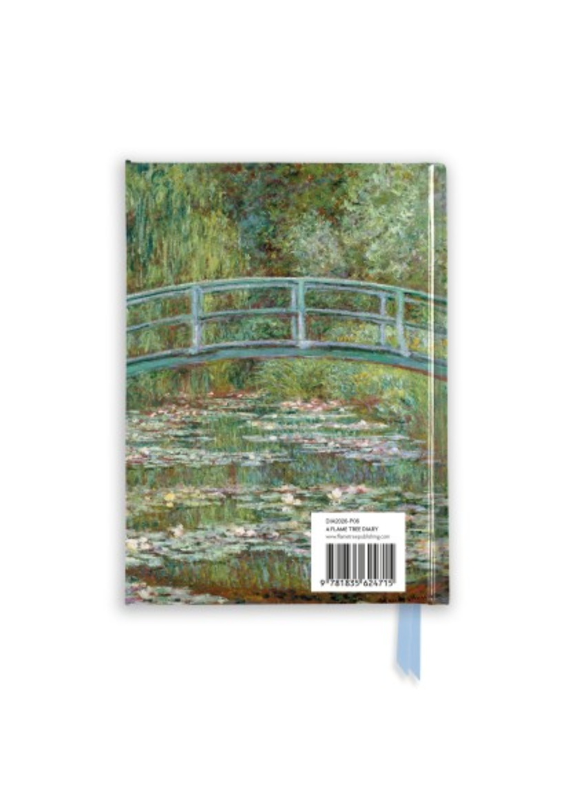 Flame Tree 2026 Diary - Claude Monet Bridge Pond of Water Lilies
