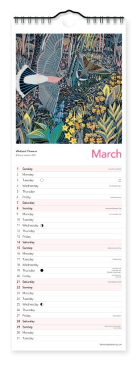 2026 Flame Tree Mini Calendar - Annie Soudain