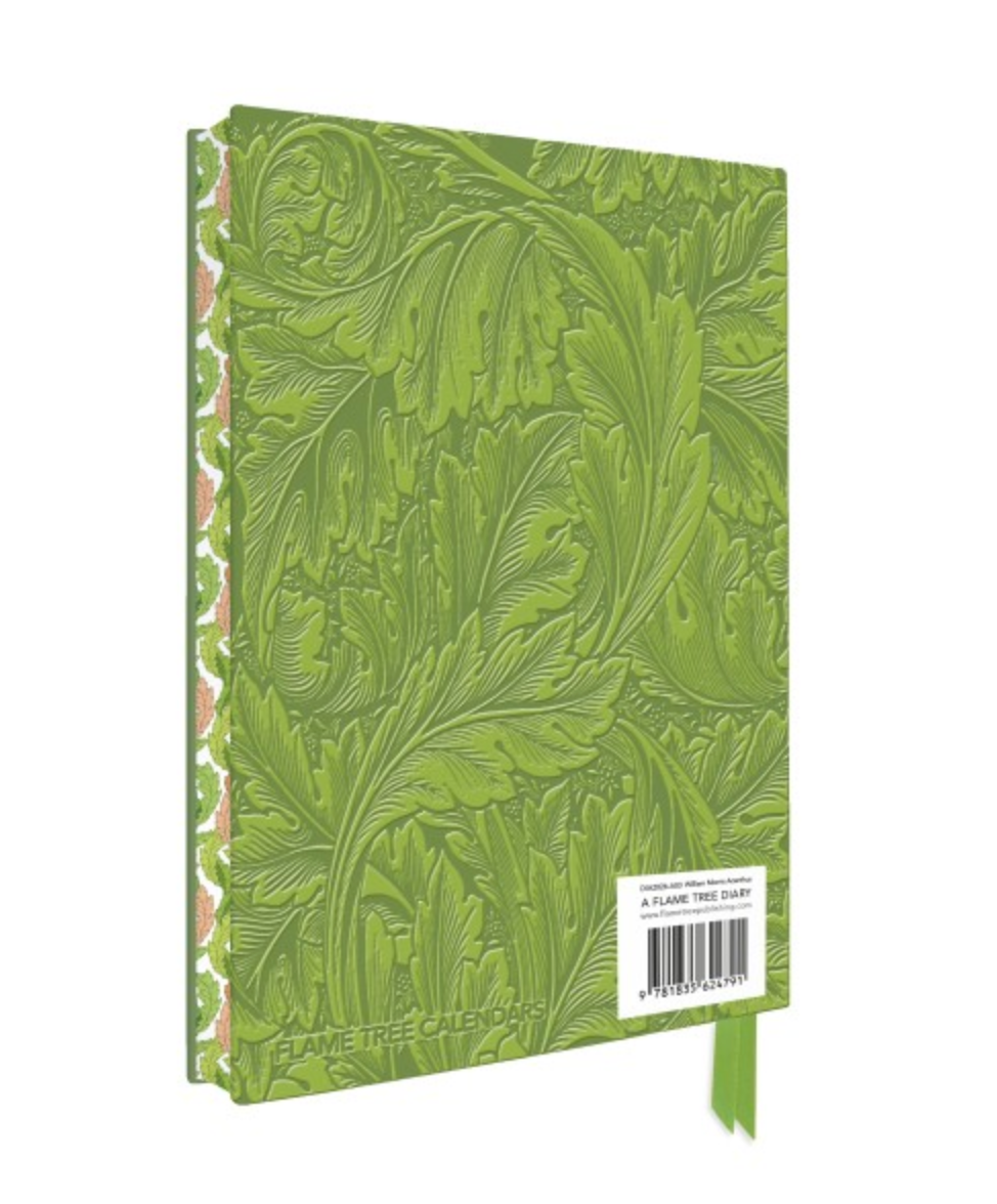 Flame Tree 2026 Diary - William Morris Acanthus
