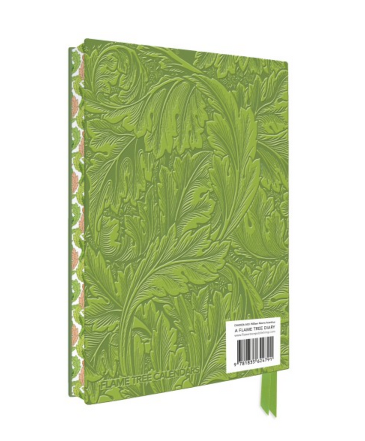Flame Tree 2026 Diary - William Morris Acanthus