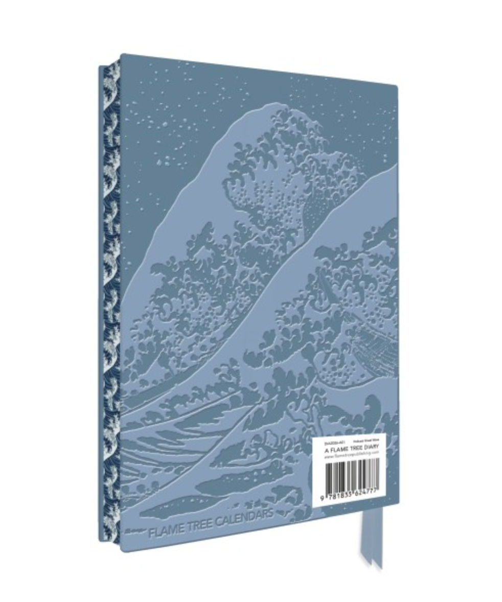 Flame Tree 2026 Diary - Katsushika Hokusai The Great Wave