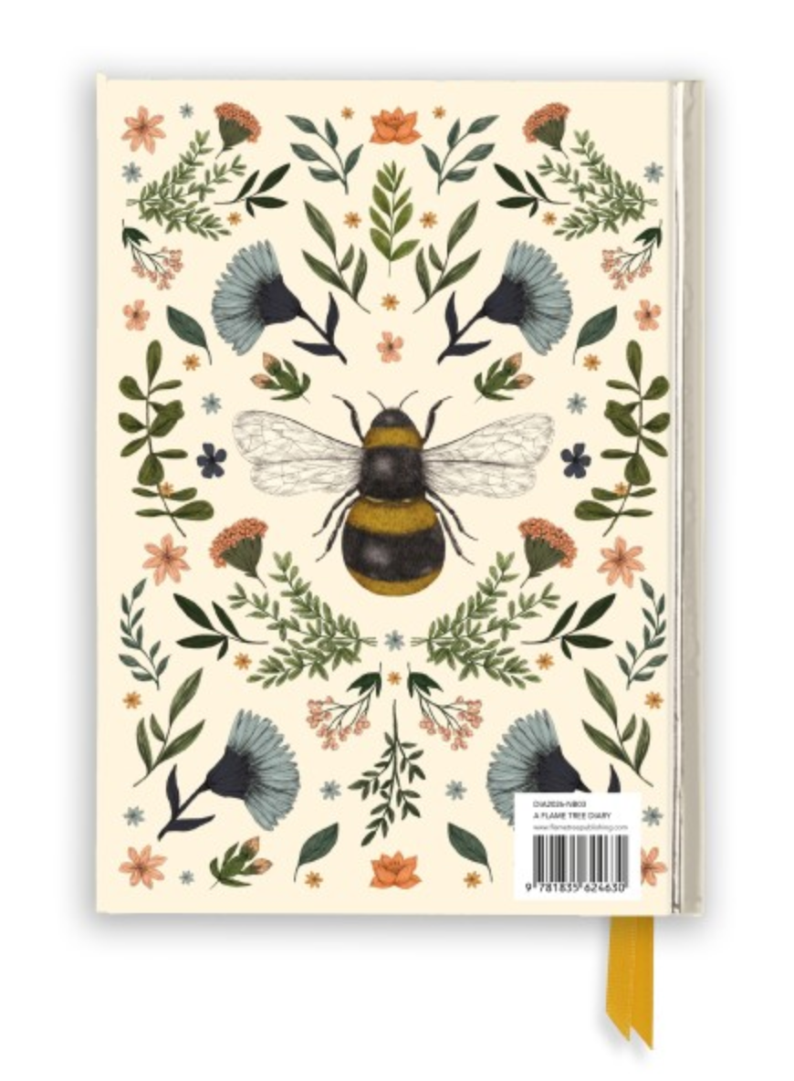 Flame Tree 2026 Diary - Jade Mosinski Botanical Bee