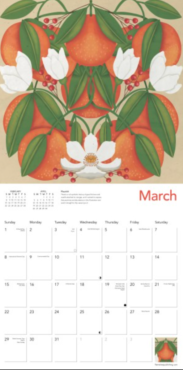 2026 Flame Tree Wall Calendar - Nina Pace