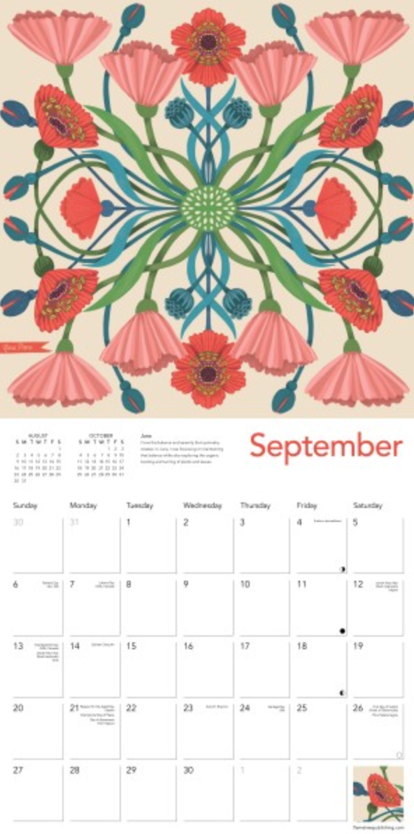 2026 Flame Tree Wall Calendar - Nina Pace