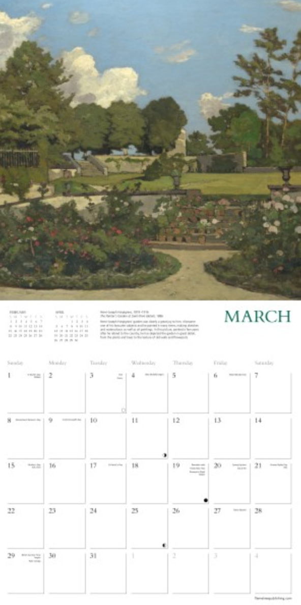 2026 Flame Tree Wall Calendar - The National Gallery