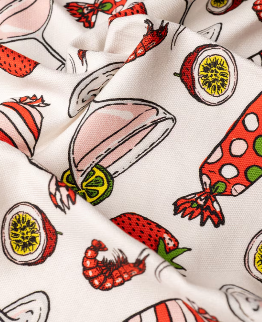 Studio Millgram Christmas Tea Towel - Cocktail