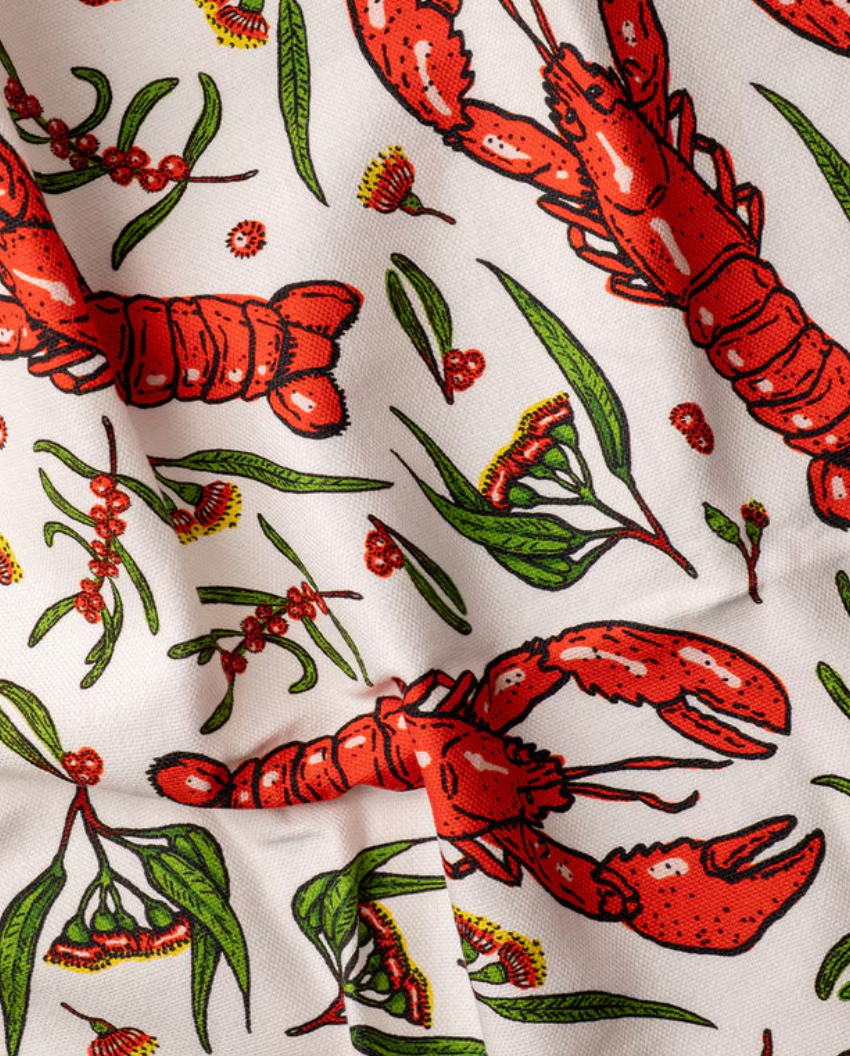 Studio Millgram Christmas Tea Towel - Lobster