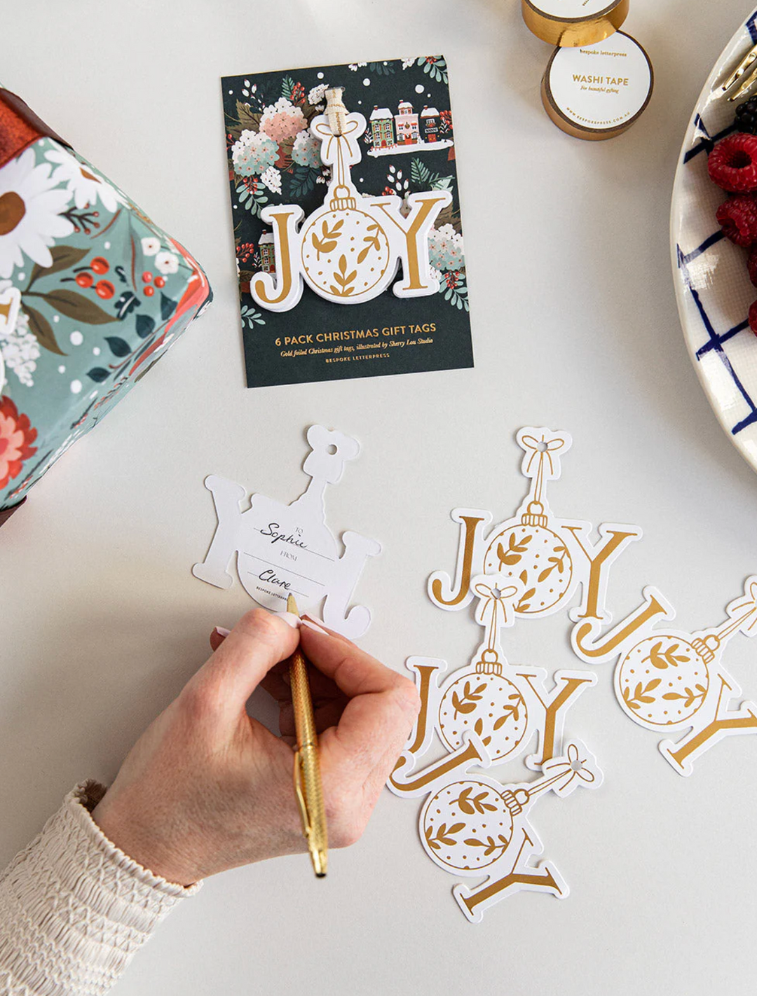Bespoke Gift Tag Pack - Joy