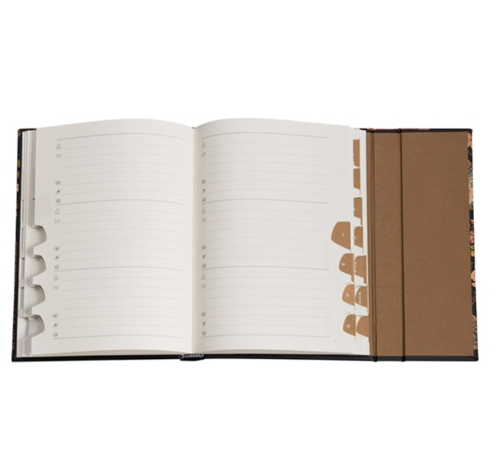 Paperblanks Address Book - Kara-ori Japanese Kimono, Midi