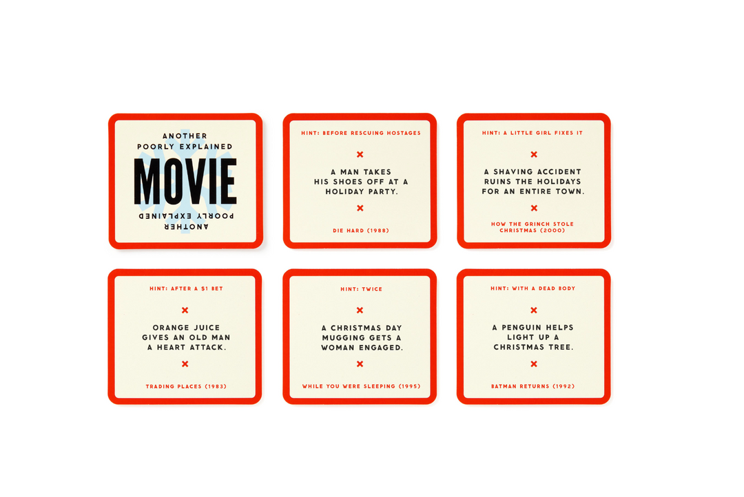 Brass Monkey Game - Poorly Explained Movies Holiday Edition