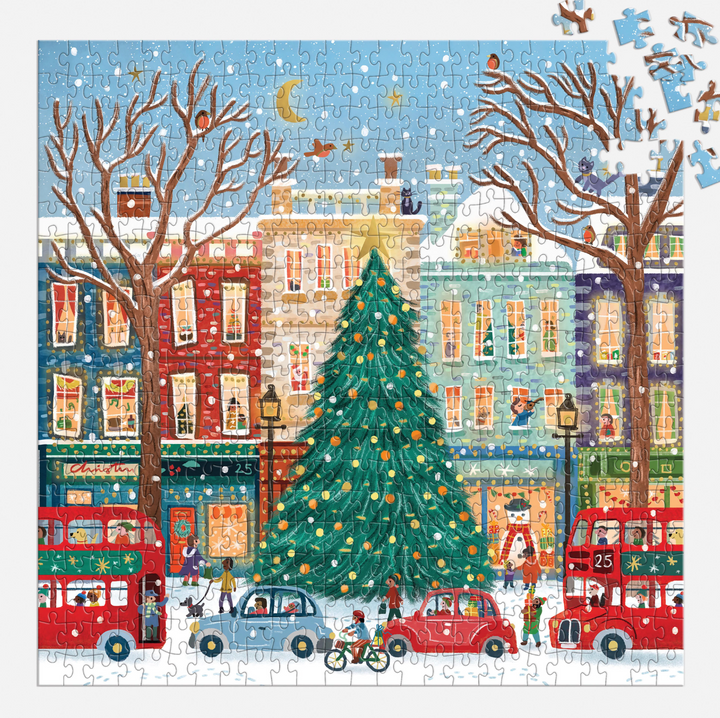 Galison 500 Piece Puzzle - Tinsel City