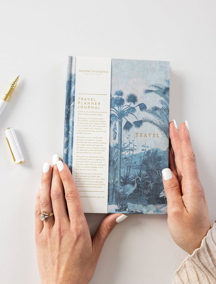 Bespoke Linen Travel Journal