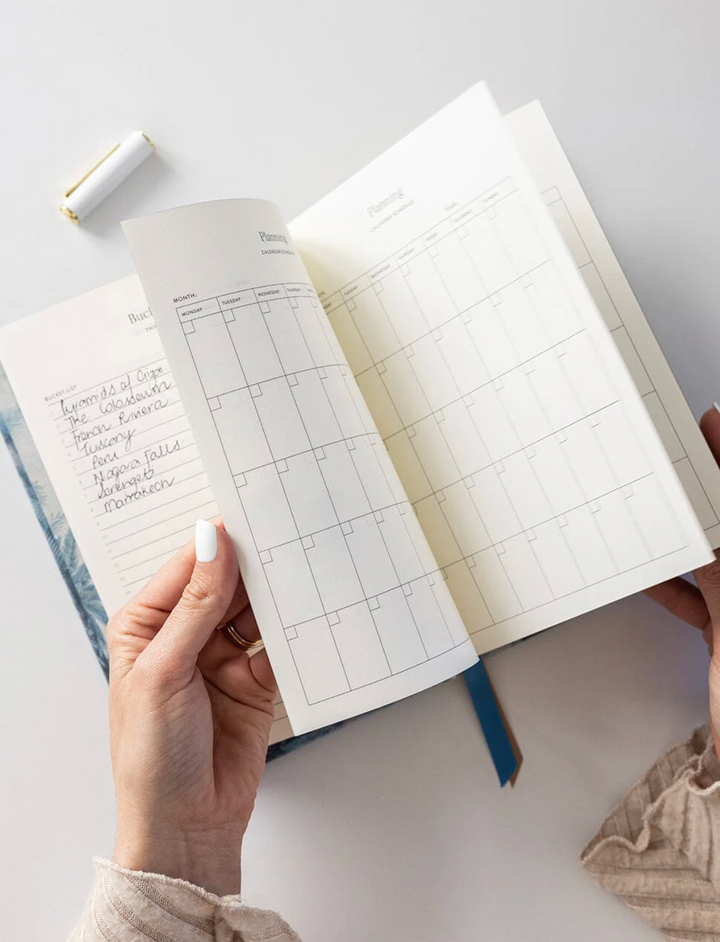 Bespoke Linen Travel Journal