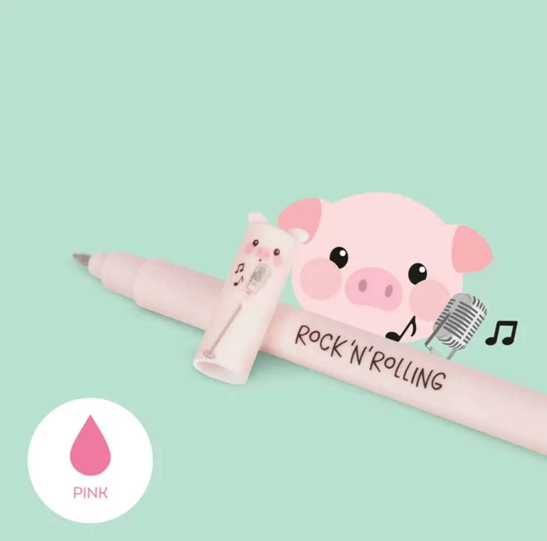 Legami Erasable Gel Pen Set of 4 - Farm Sweet Farm