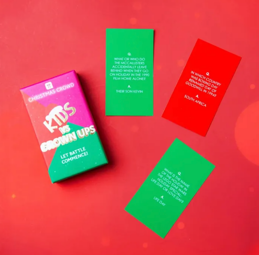 Talking Tables Christmas Crowd - Kids Vs Grown Ups