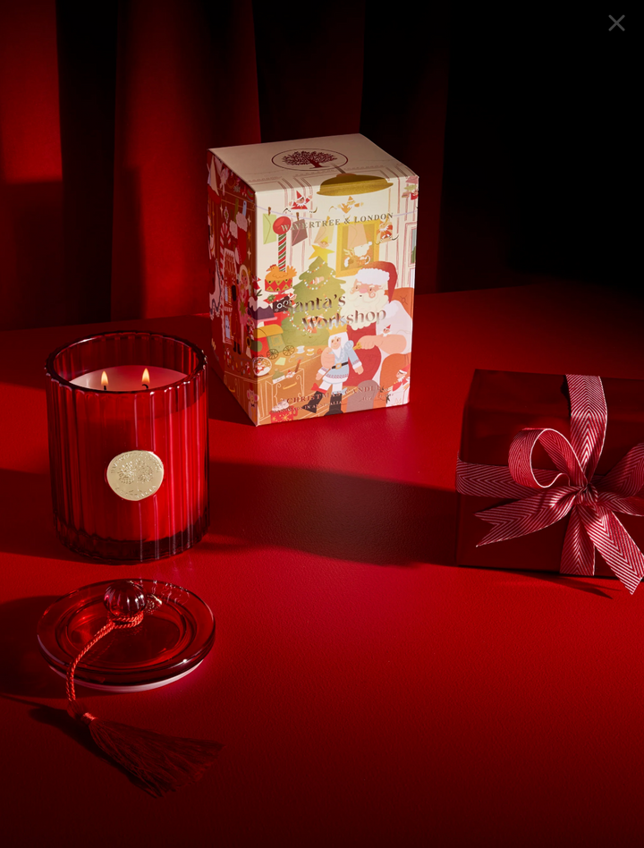 Candle -Santa's Workshop