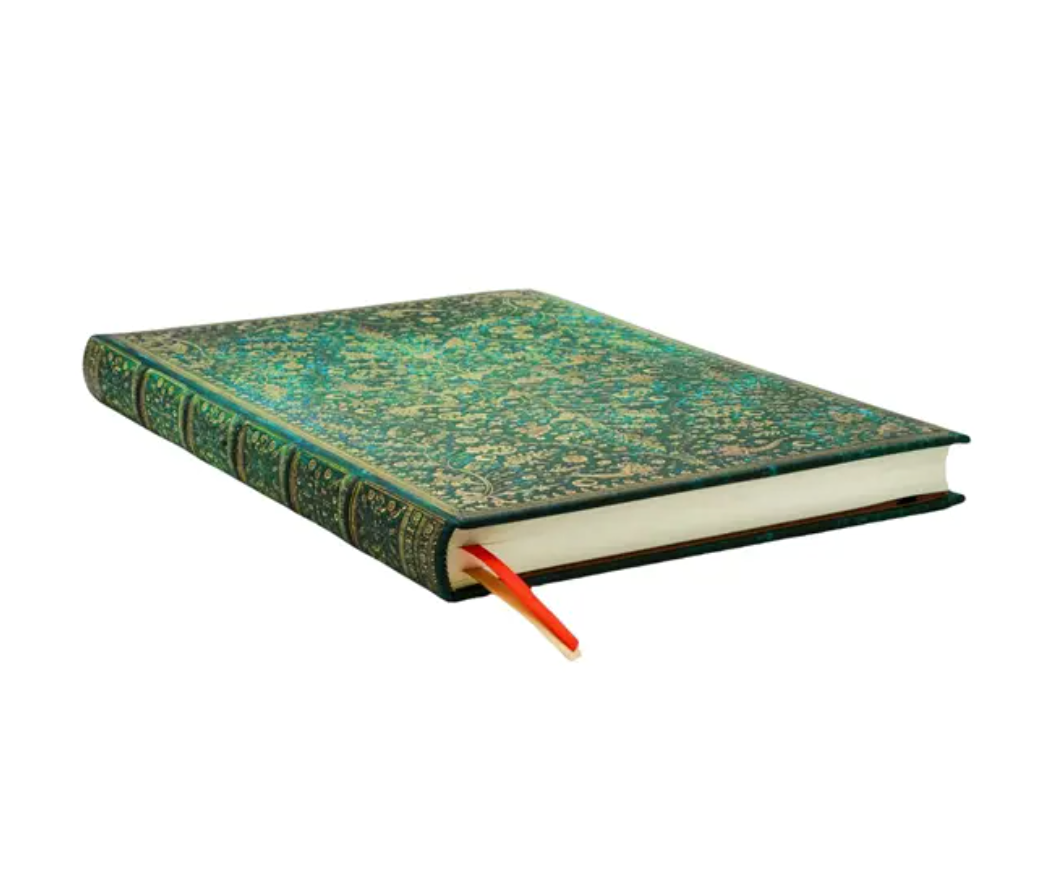 Hard Cover Journal - Emerald Flower