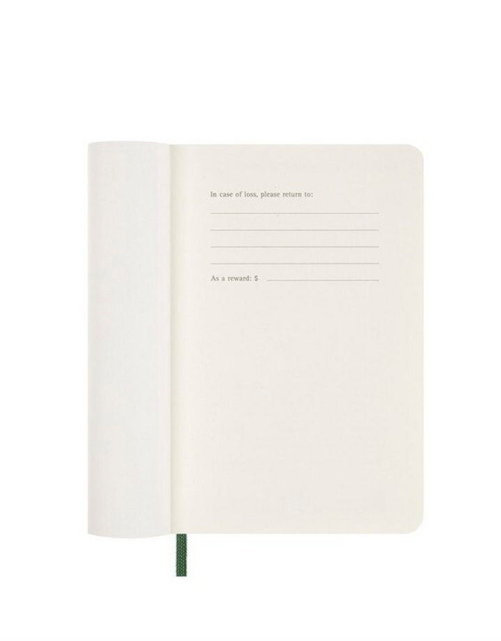 Moleskine 2026 Weekly, Pocket, Soft Cover Diary - Myrtle Green
