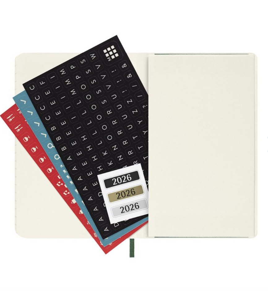 Moleskine 2026 Weekly, Pocket, Soft Cover Diary - Myrtle Green
