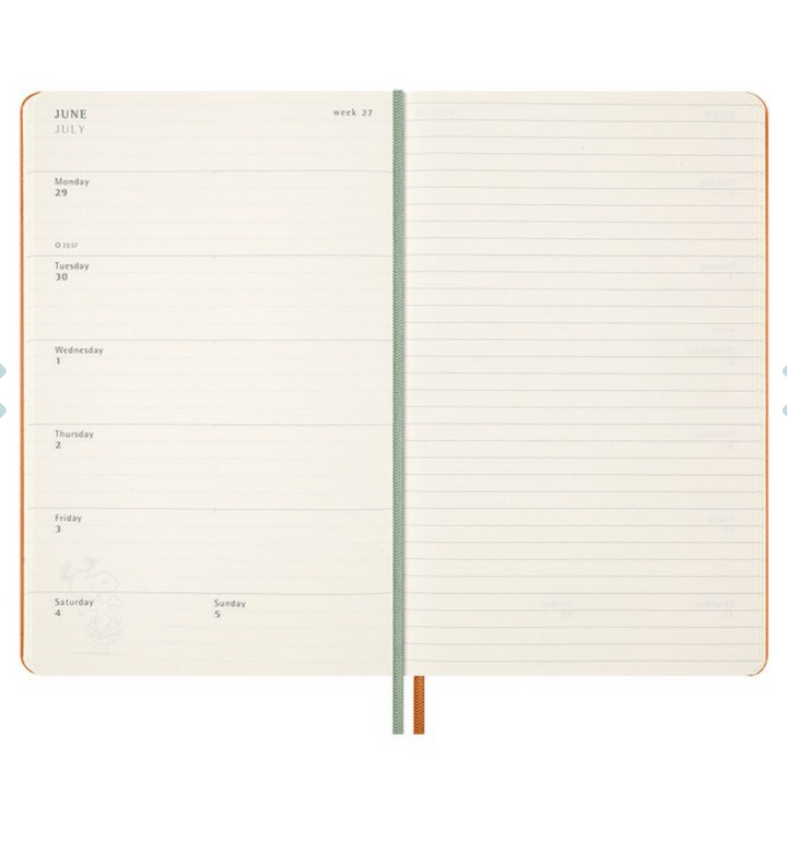 Moleskine 2026 Weekly, Large, Hard Cover Diary - Snoopy Tomorrow