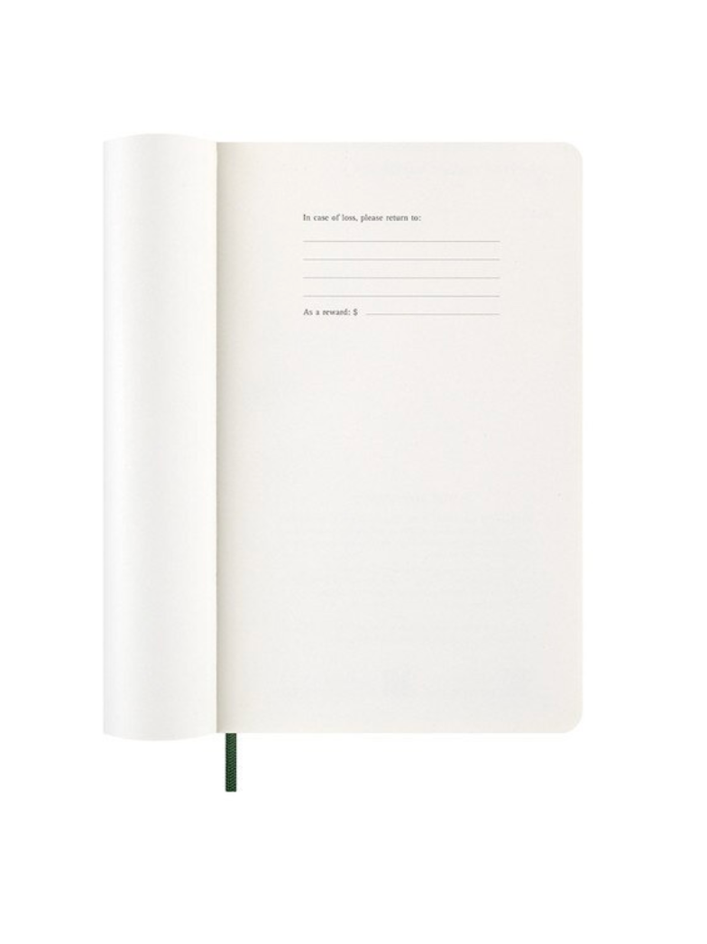 Moleskine 2026  Weekly, Large, Soft Cover Diary - Myrtle Green