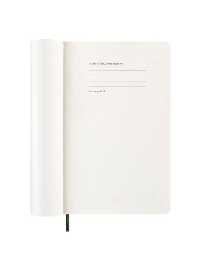 Moleskine 2026  Weekly, Large, Soft Cover Diary - Myrtle Green