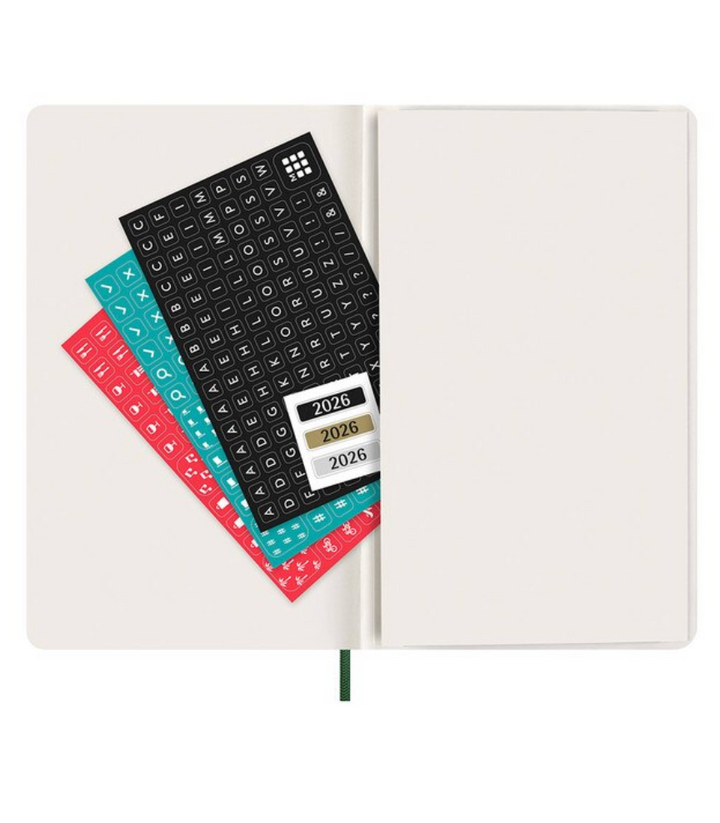 Moleskine 2026  Weekly, Large, Soft Cover Diary - Myrtle Green